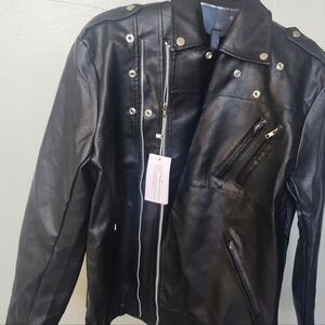 Women's Sleek Black Biker Jacket